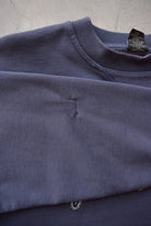Quiksilver Navy Embroidered Spellout Crewneck — 1990s (L) - Retrospective Store