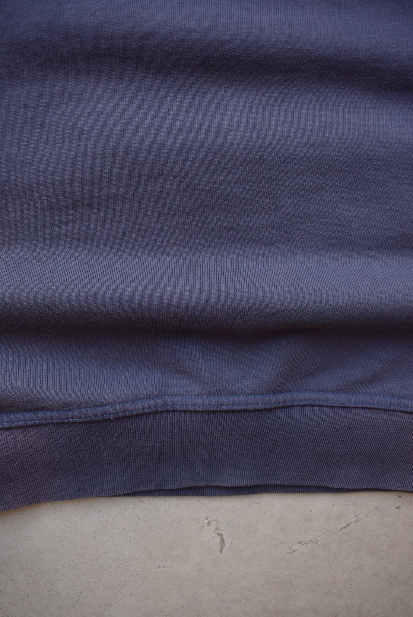 Quiksilver Navy Embroidered Spellout Crewneck — 1990s (L) - Retrospective Store