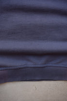 Quiksilver Navy Embroidered Spellout Crewneck — 1990s (L) - Retrospective Store