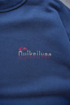 Quiksilver Navy Spellout Crewneck — 1990s (L) - Retrospective Store