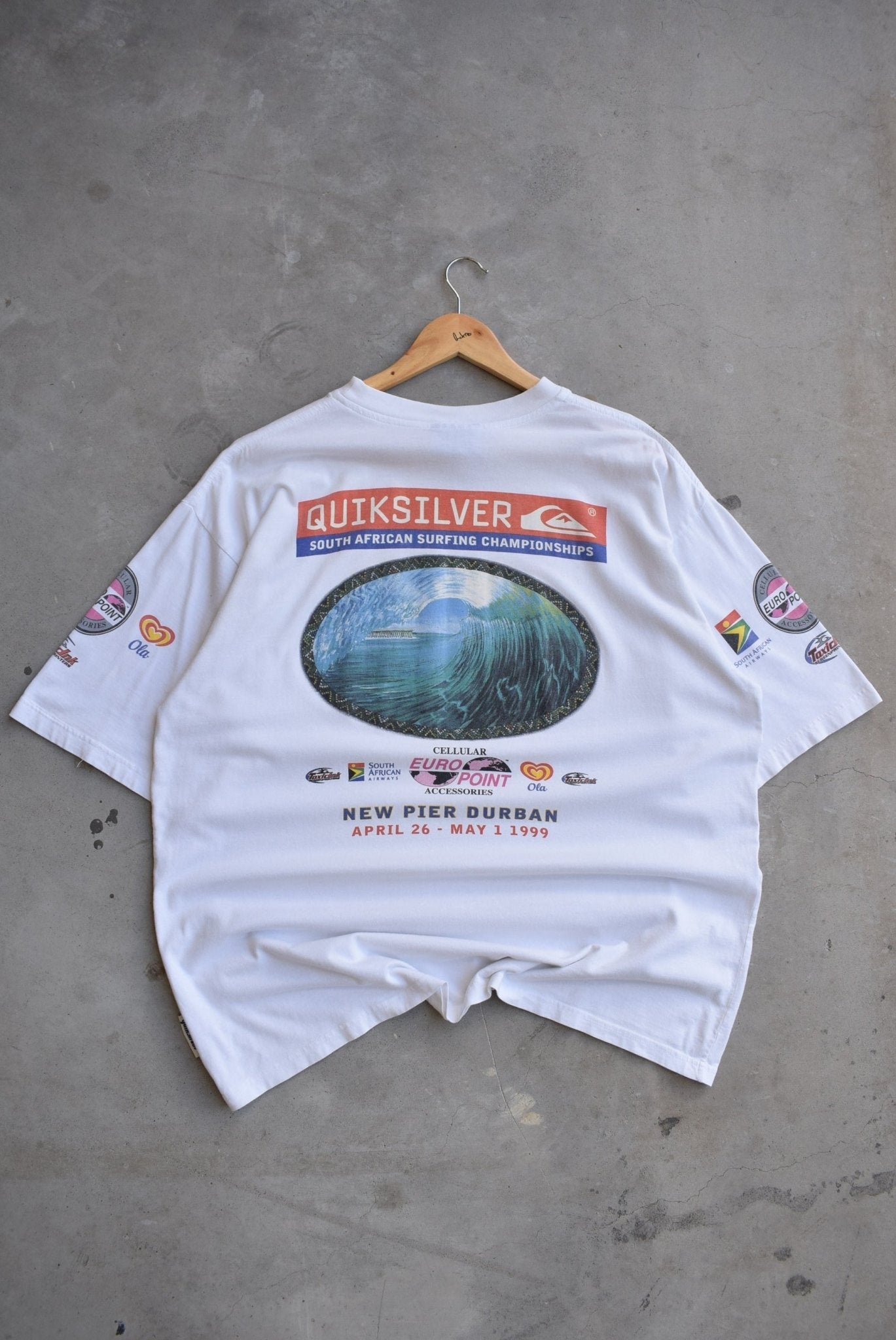 Quiksilver South African Surfing Championships Tee — 1999 (L/XL) - Retrospective Store