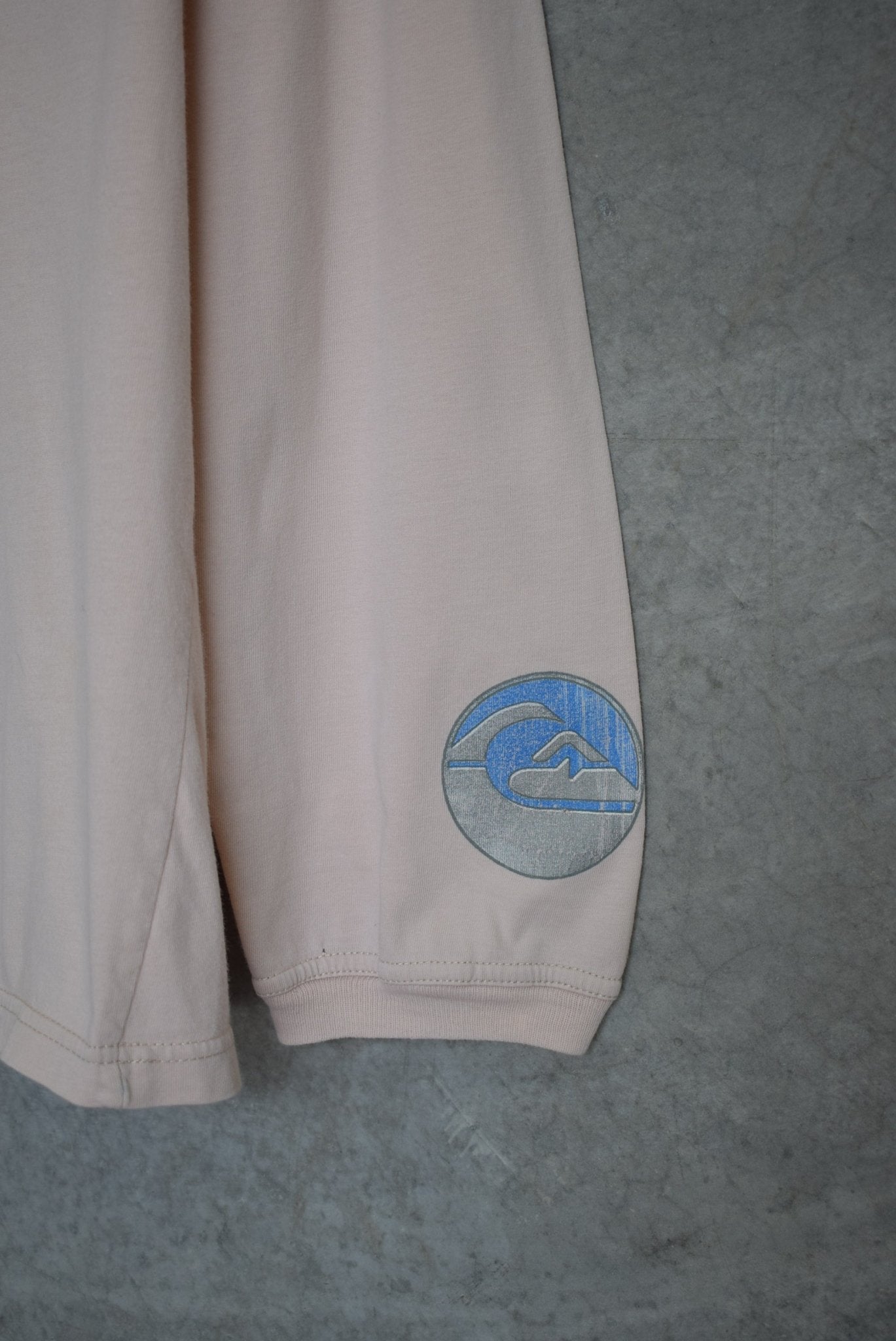 Quiksilver Spellout Long Sleeve Tee — 1990s (L) - Retrospective Store