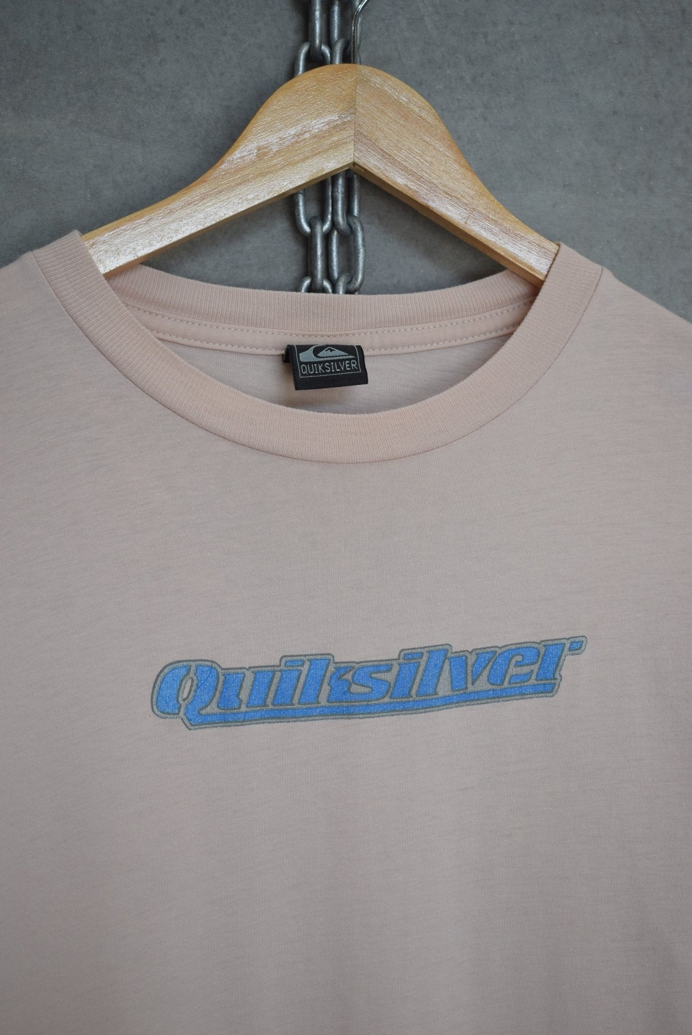 Quiksilver Spellout Long Sleeve Tee — 1990s (L) - Retrospective Store