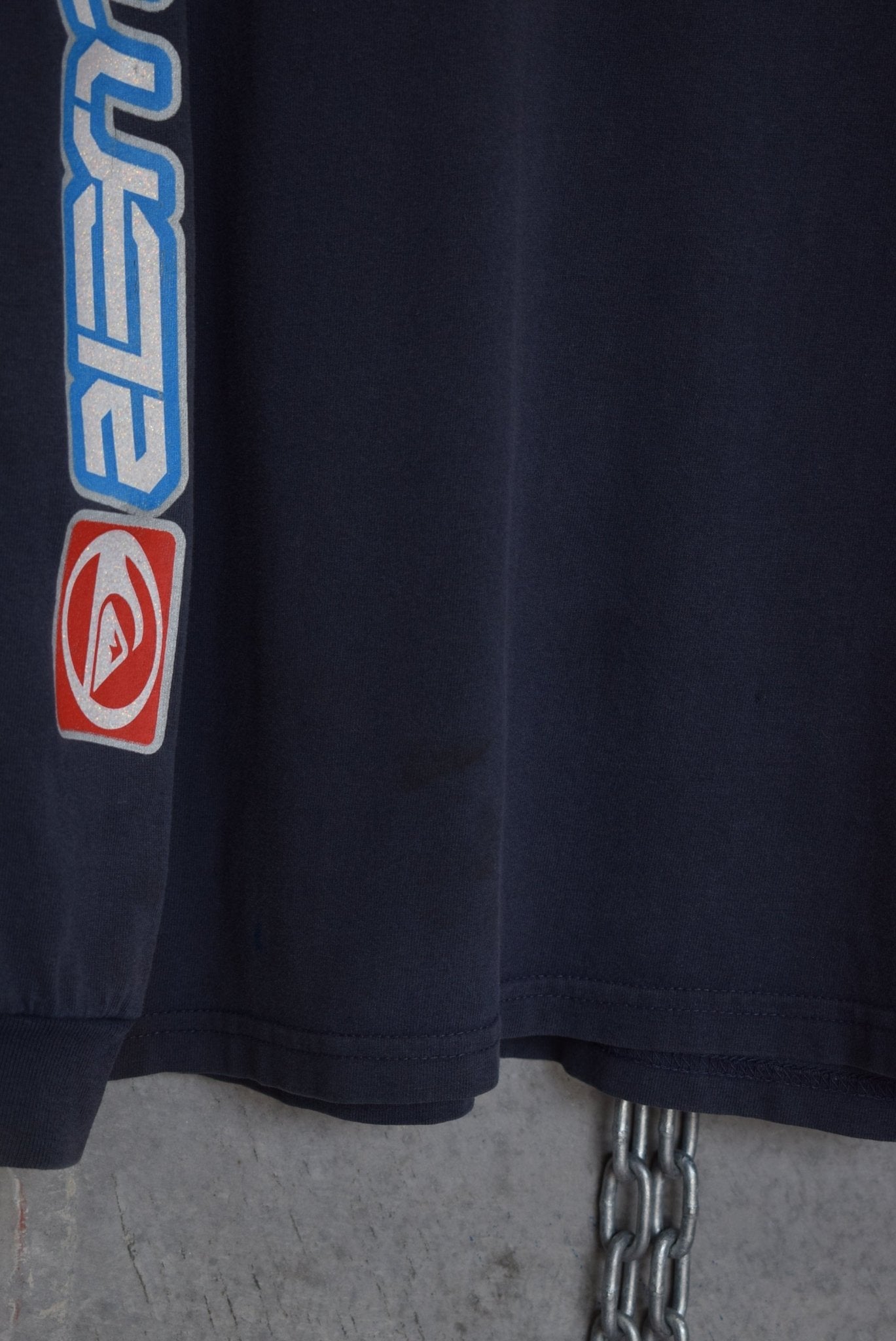 Quiksilver Spellout Long Sleeve Tee — 2000s (L) - Retrospective Store