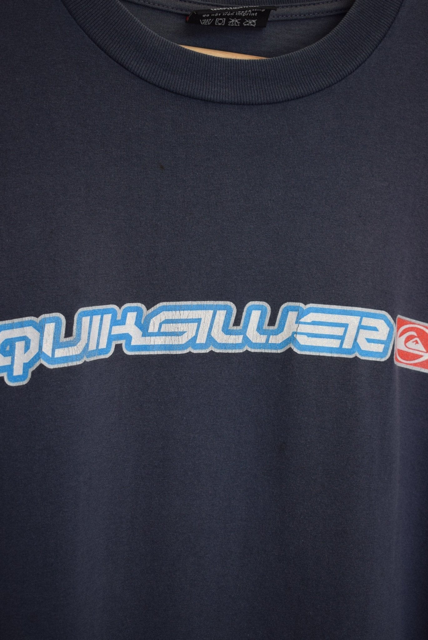 Quiksilver Spellout Long Sleeve Tee — 2000s (L) - Retrospective Store
