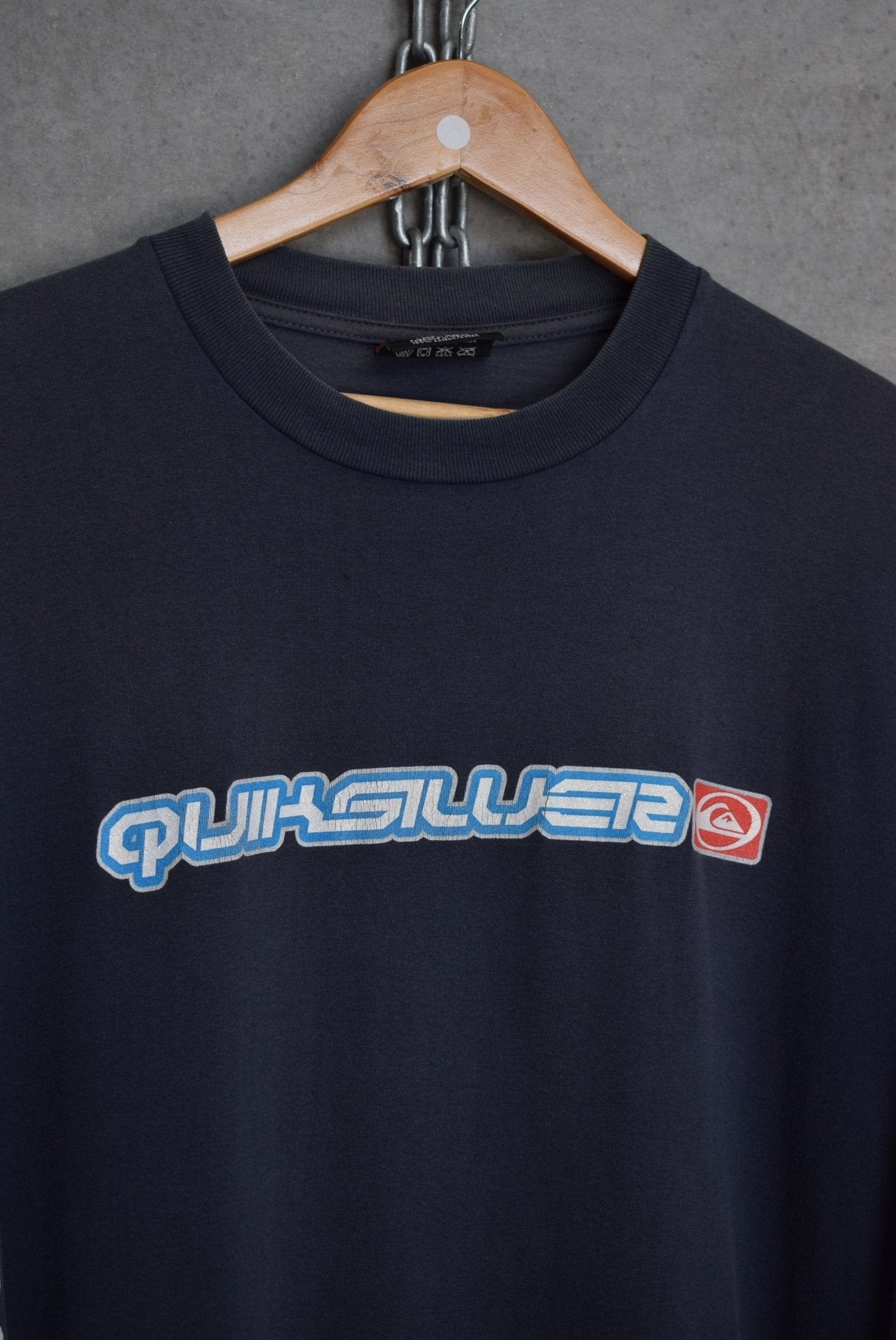 Quiksilver Spellout Long Sleeve Tee — 2000s (L) - Retrospective Store