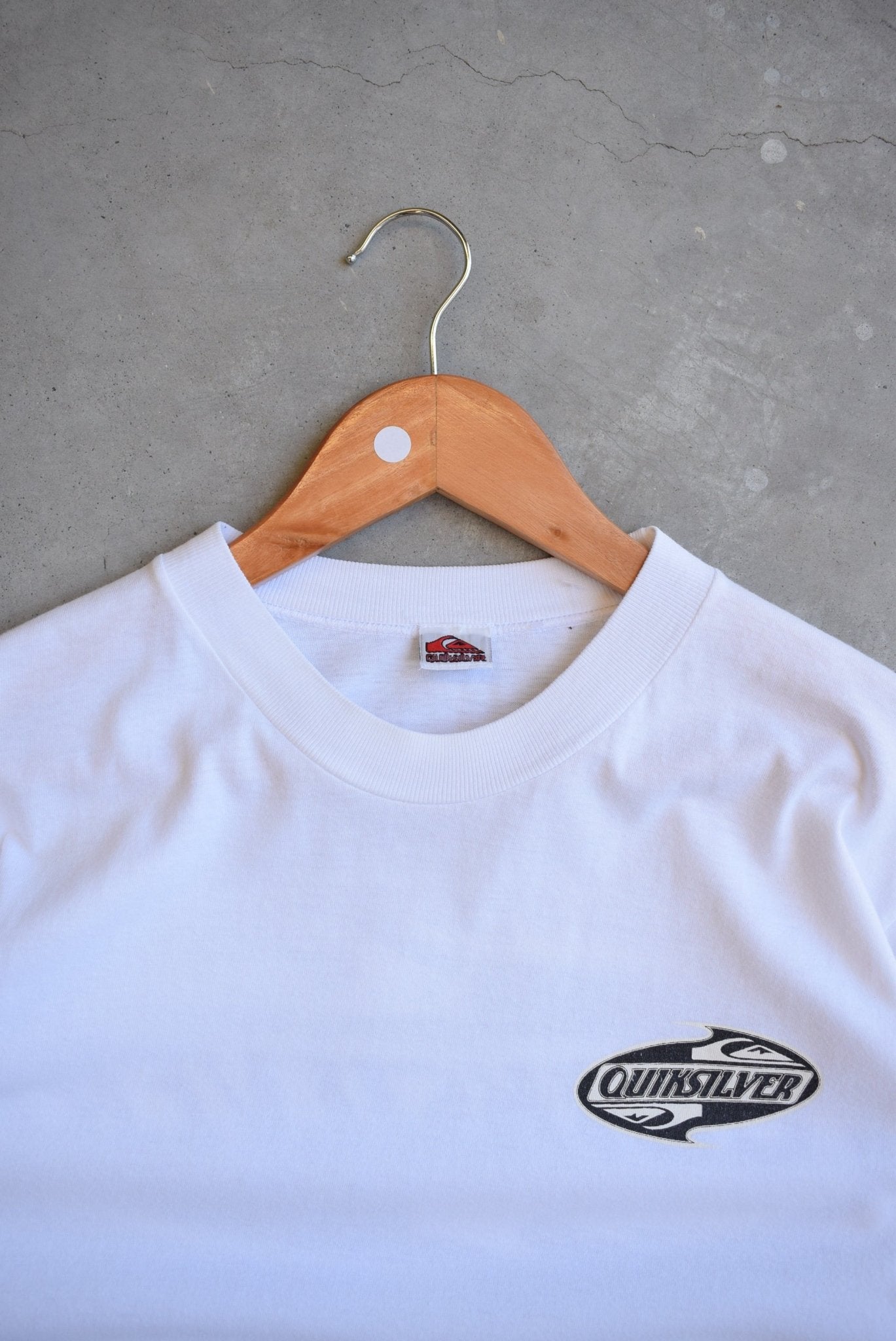Quiksilver Spellout Tee — 1990s (S) - Retrospective Store