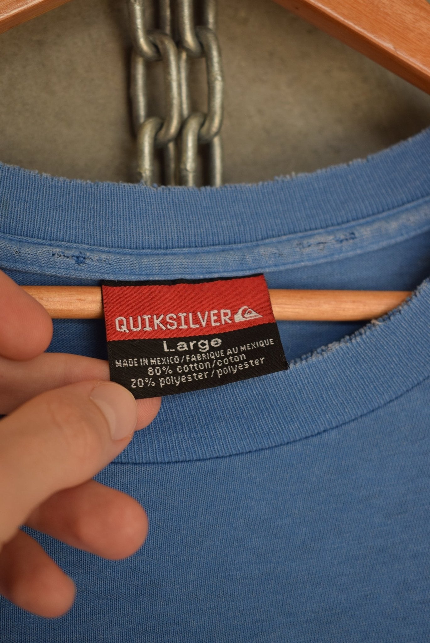 Quiksilver Spellout Tee — 2000s (L) - Retrospective Store