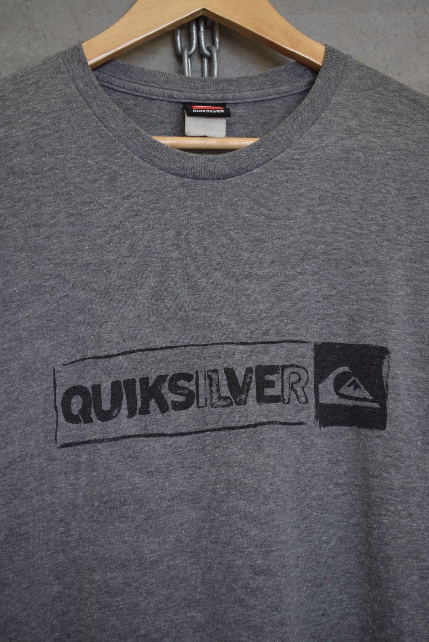 Quiksilver Spellout Tee — 2000s (M) - Retrospective Store