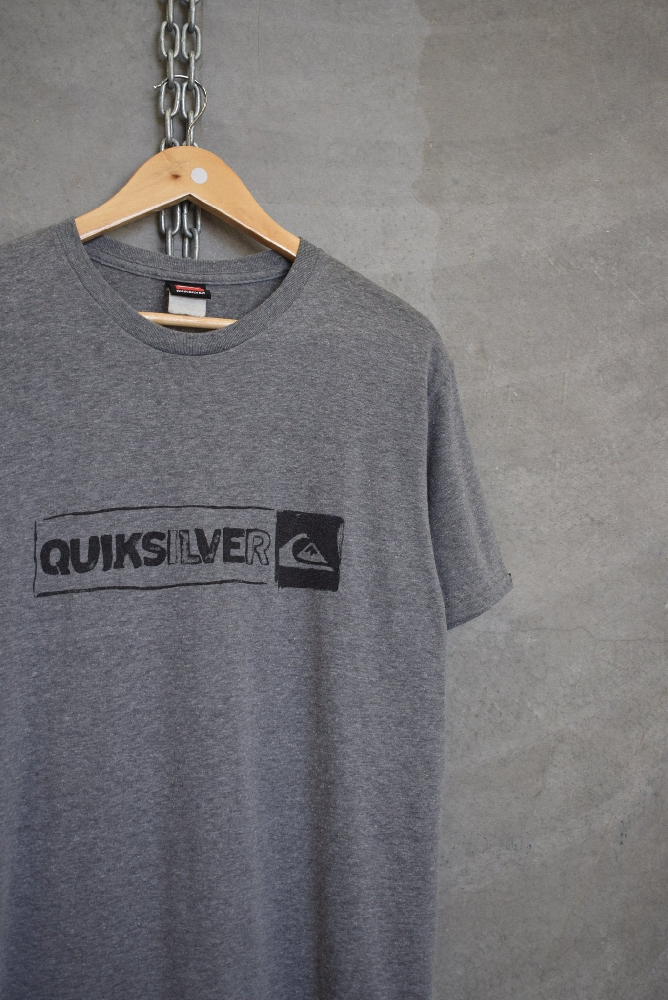 Quiksilver Spellout Tee — 2000s (M) - Retrospective Store