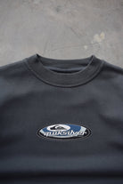 Quiksilver Surfwear Dark-Grey Spellout Crewneck — 1990s (M) - Retrospective Store