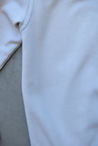 Quiksilver White Embroidered Spellout Hoodie — 2000s (S/M) - Retrospective Store