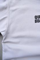 Quiksilver White Spellout Crewneck — 1990s (S) - Retrospective Store