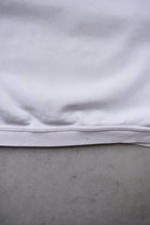 Quiksilver White Spellout Crewneck — 1990s (S) - Retrospective Store
