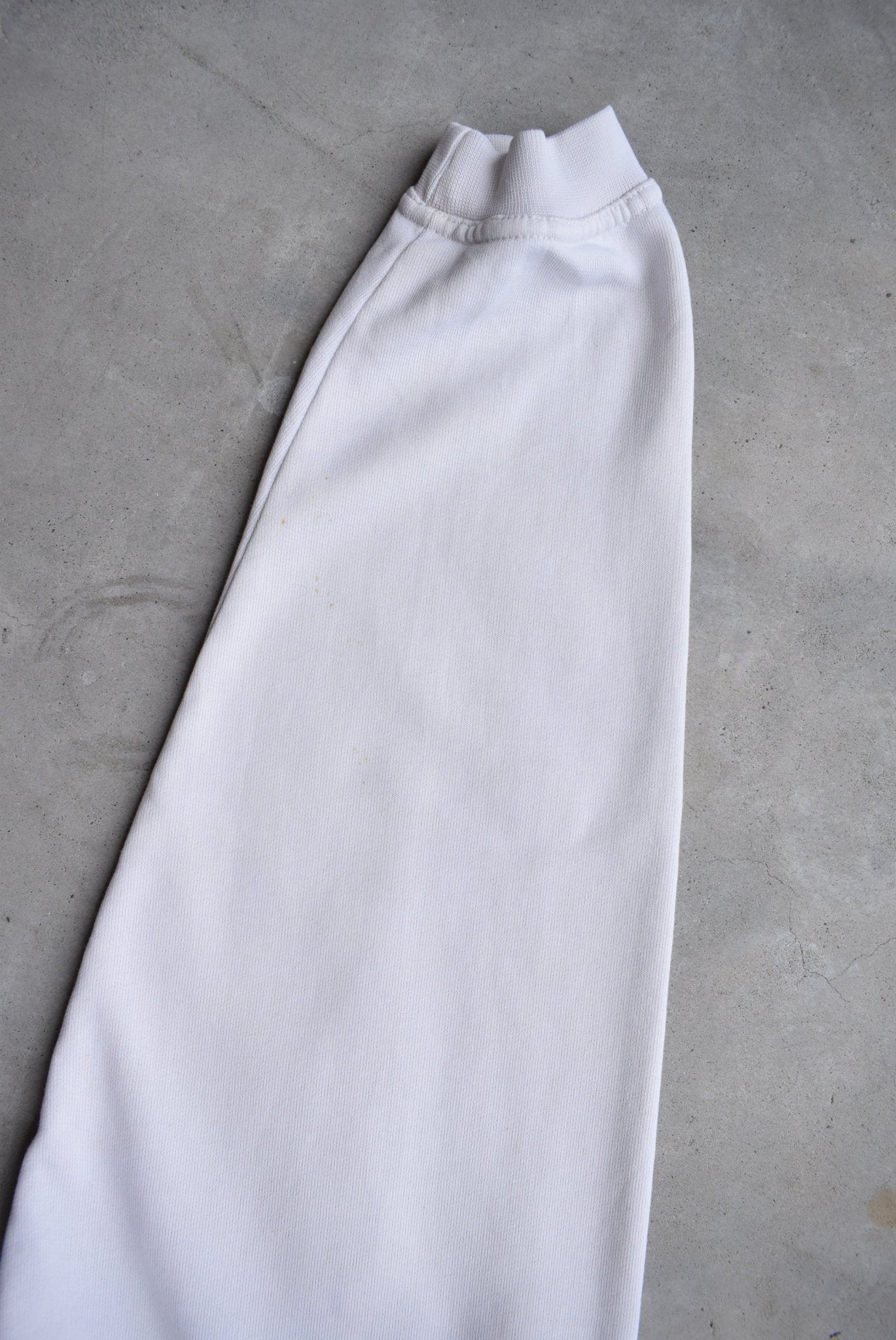 Quiksilver White Spellout Crewneck — 1990s (S) - Retrospective Store