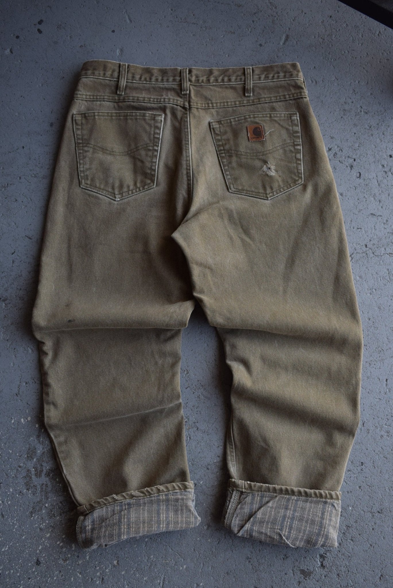 *Quilt - lined* Vintage Carhartt Workwear Pants (34) - Retrospective Store