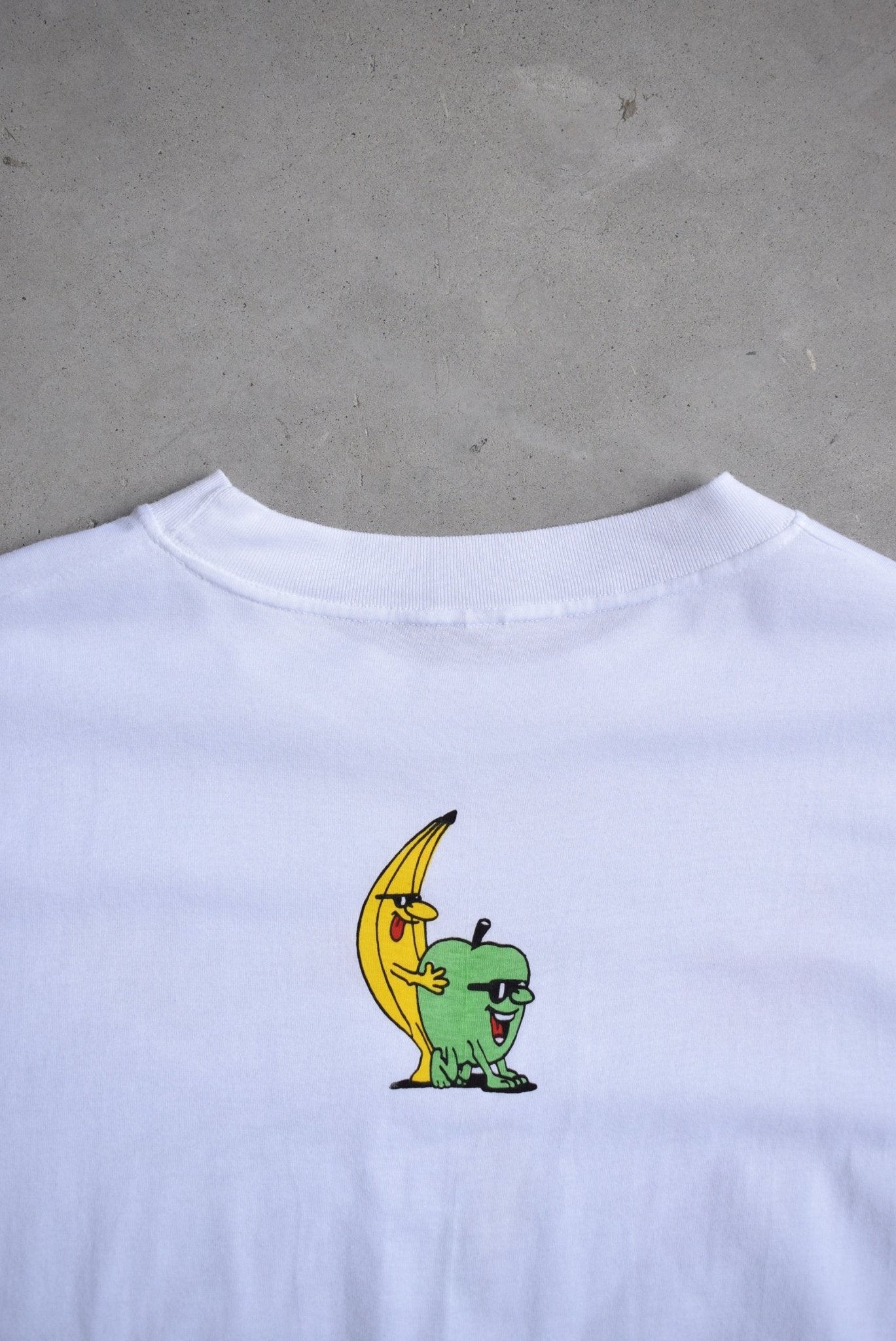R-Rated Fruit White Graphic Tee — 2000s (L) - Retrospective Store