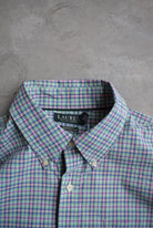 Ralph Lauren Cropped Long Sleeve Button Up — 2000s (M) - Retrospective Store