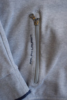 Ralph Lauren Grey Embroidered Logo Jacket — 2000s (XL/XXL) - Retrospective Store