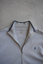 Ralph Lauren Grey Embroidered Logo Jacket — 2000s (XL/XXL) - Retrospective Store