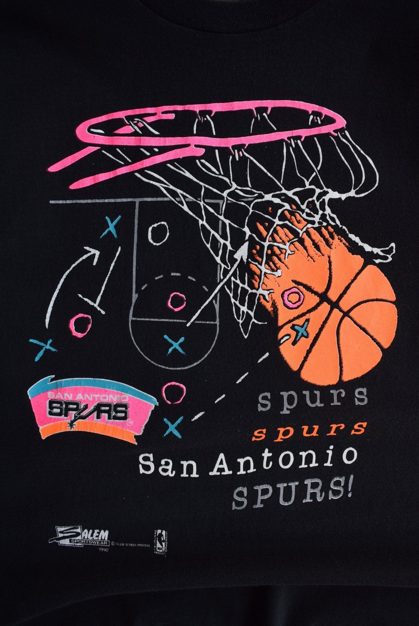 *Rare* Vintage 1990 Salem x NBA San Antonio Spurs Tee (XL) - Retrospective Store