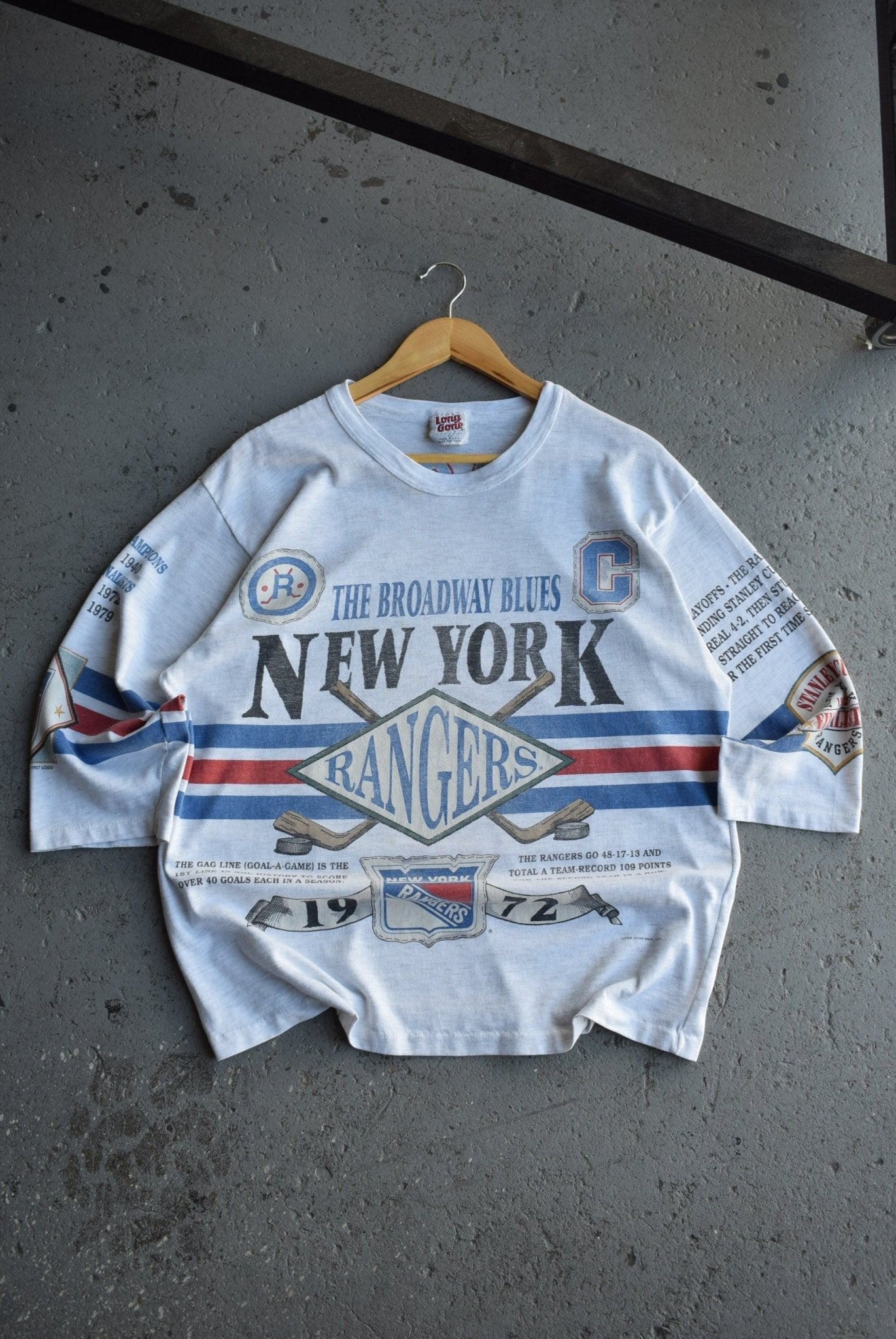 *Rare* Vintage 1991 MLB New York Rangers Tee (L) - Retrospective Store