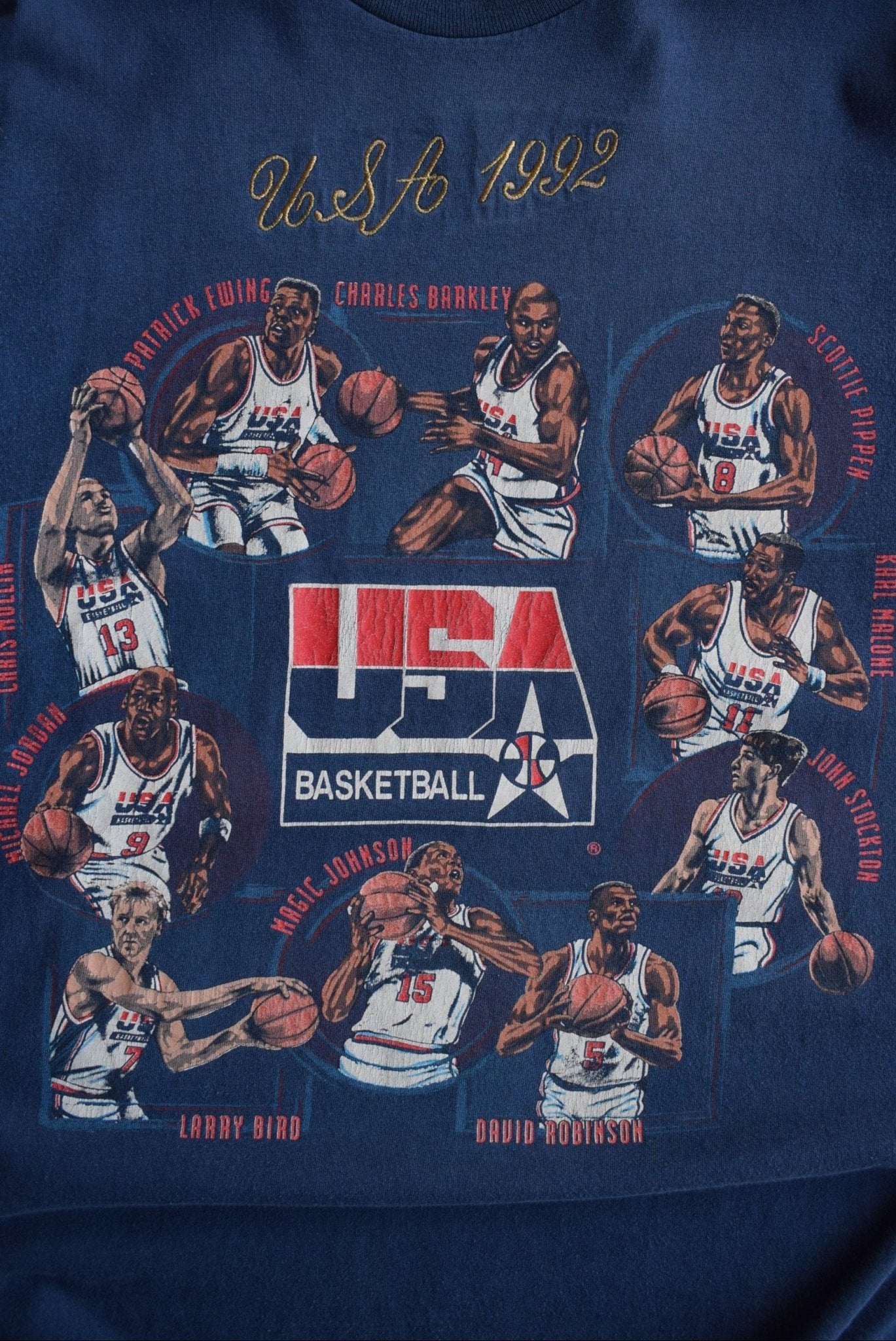 *Rare* Vintage 1992 Nutmeg x NBA United States Basketball Tee (XL) - Retrospective Store