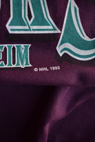 *Rare* Vintage 1993 NHL Mighty Ducks Signed Jersey (XXL) - Retrospective Store