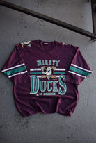 *Rare* Vintage 1993 NHL Mighty Ducks Signed Jersey (XXL) - Retrospective Store