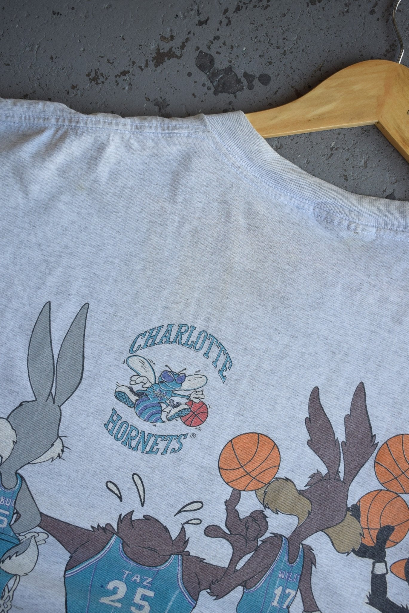 *Rare* Vintage 1993 Warner Bros. x NBA Charlotte Hornets Tee (L) - Retrospective Store