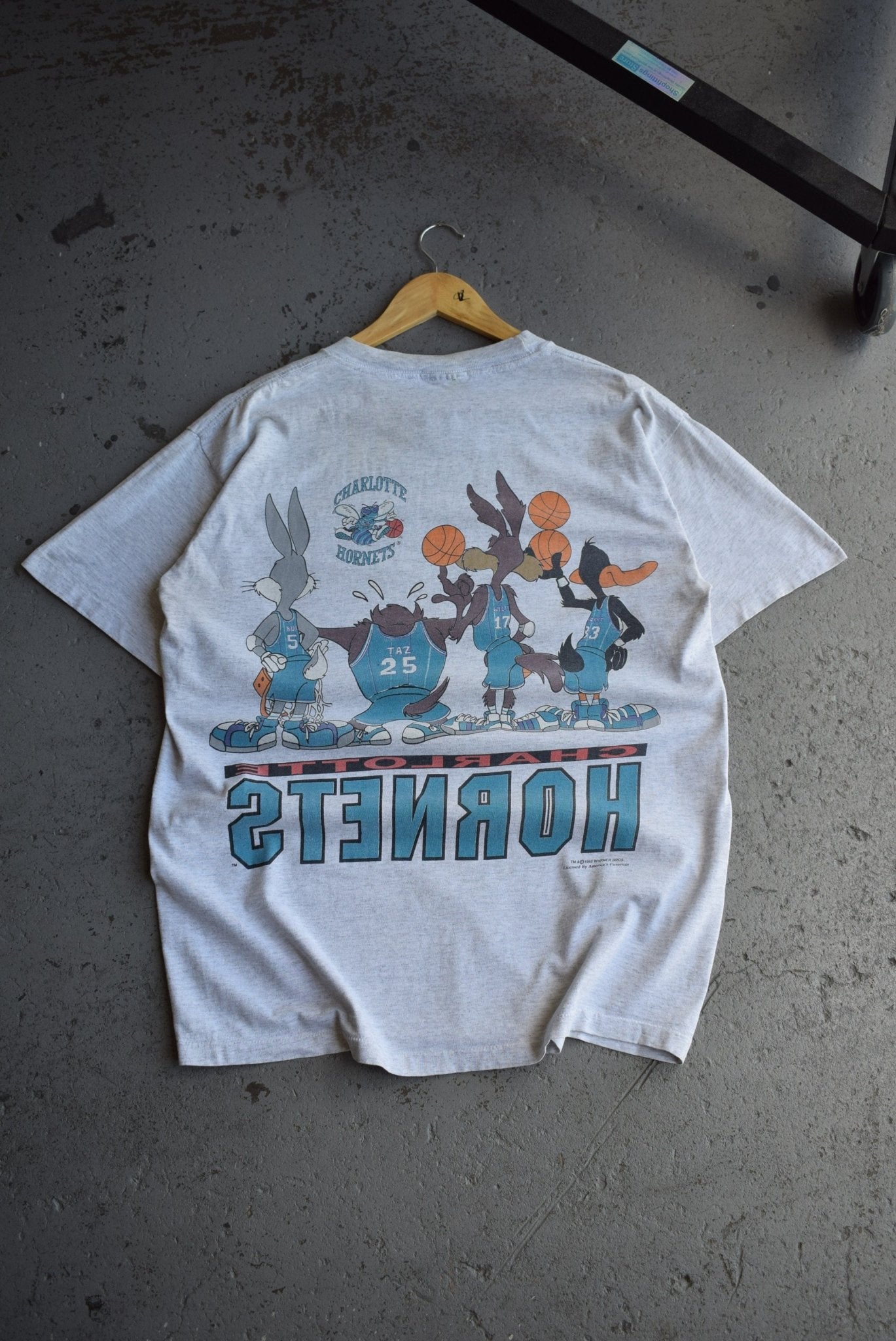 *Rare* Vintage 1993 Warner Bros. x NBA Charlotte Hornets Tee (L) - Retrospective Store