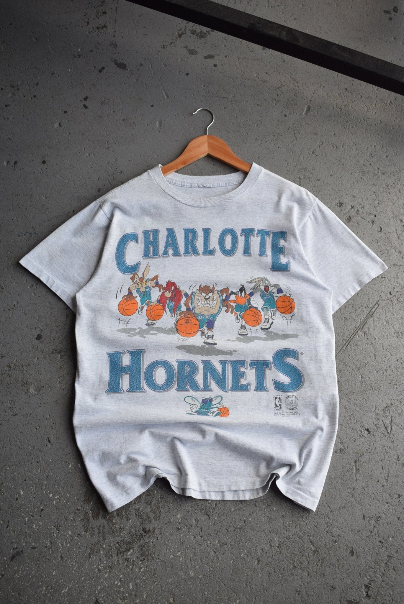 *Rare* Vintage 1994 Warner Bros. x NBA Charlotte Hornets Tee (L) - Retrospective Store