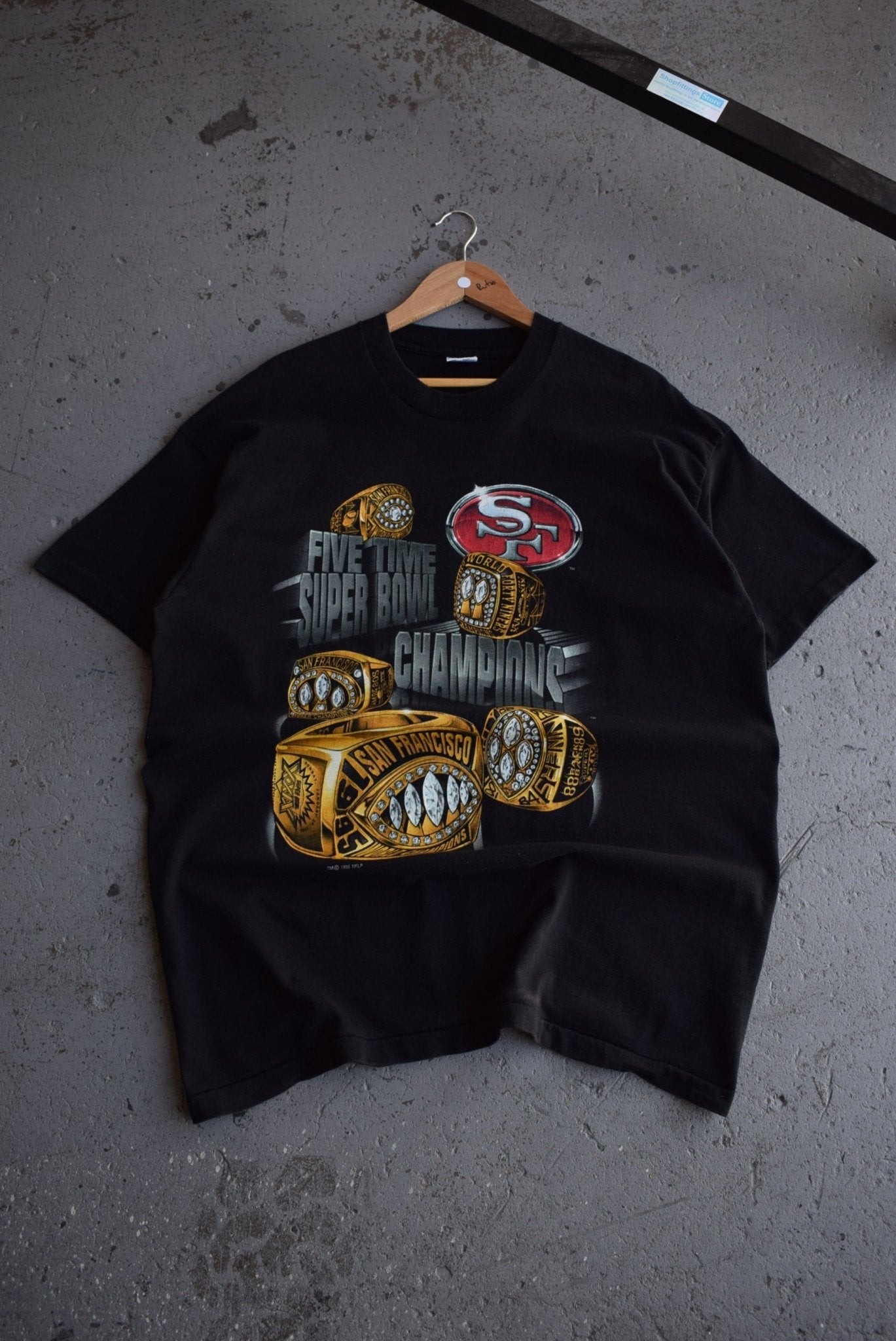*Rare* Vintage 1995 Salem x NFL San Francisco 49ers 5x Champions Tee (XL) - Retrospective Store