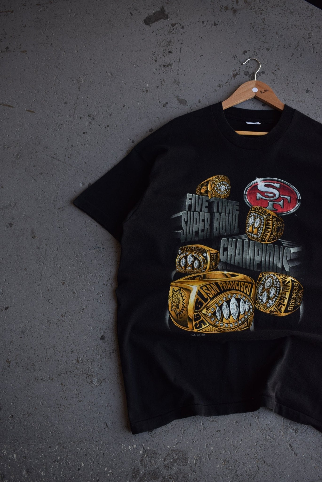 *Rare* Vintage 1995 Salem x NFL San Francisco 49ers 5x Champions Tee (XL) - Retrospective Store