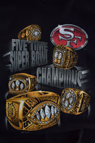 *Rare* Vintage 1995 Salem x NFL San Francisco 49ers 5x Champions Tee (XL) - Retrospective Store
