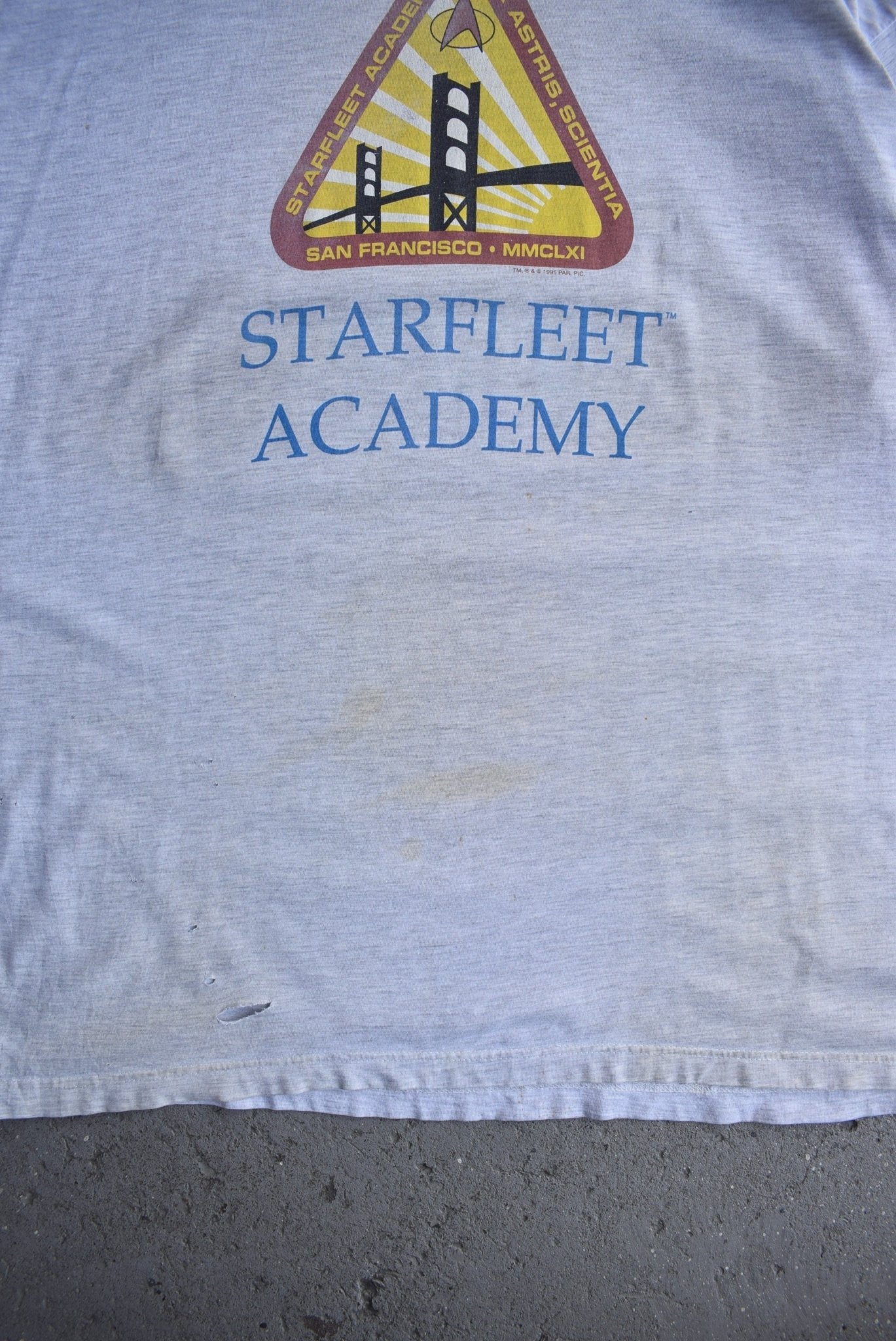 *Rare* Vintage 1995 Star Trek Starfleet Academy Tee (XXL) - Retrospective Store