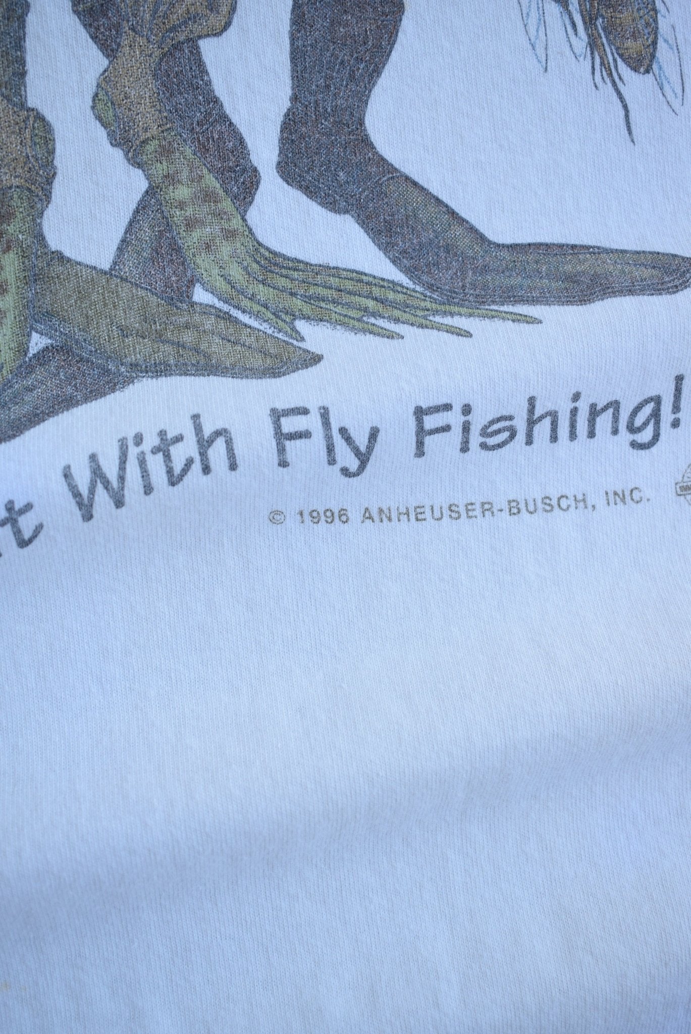 *Rare* Vintage 1996 Budweiser Fly Fishing Tee (L/XL) - Retrospective Store