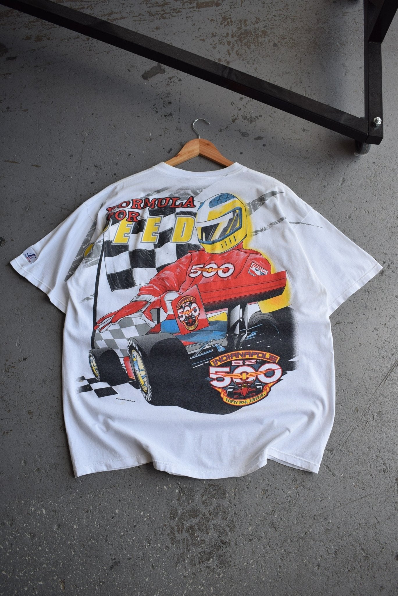 *Rare* Vintage 1998 Indianapolis 500 All Over Print Tee (XXL) - Retrospective Store