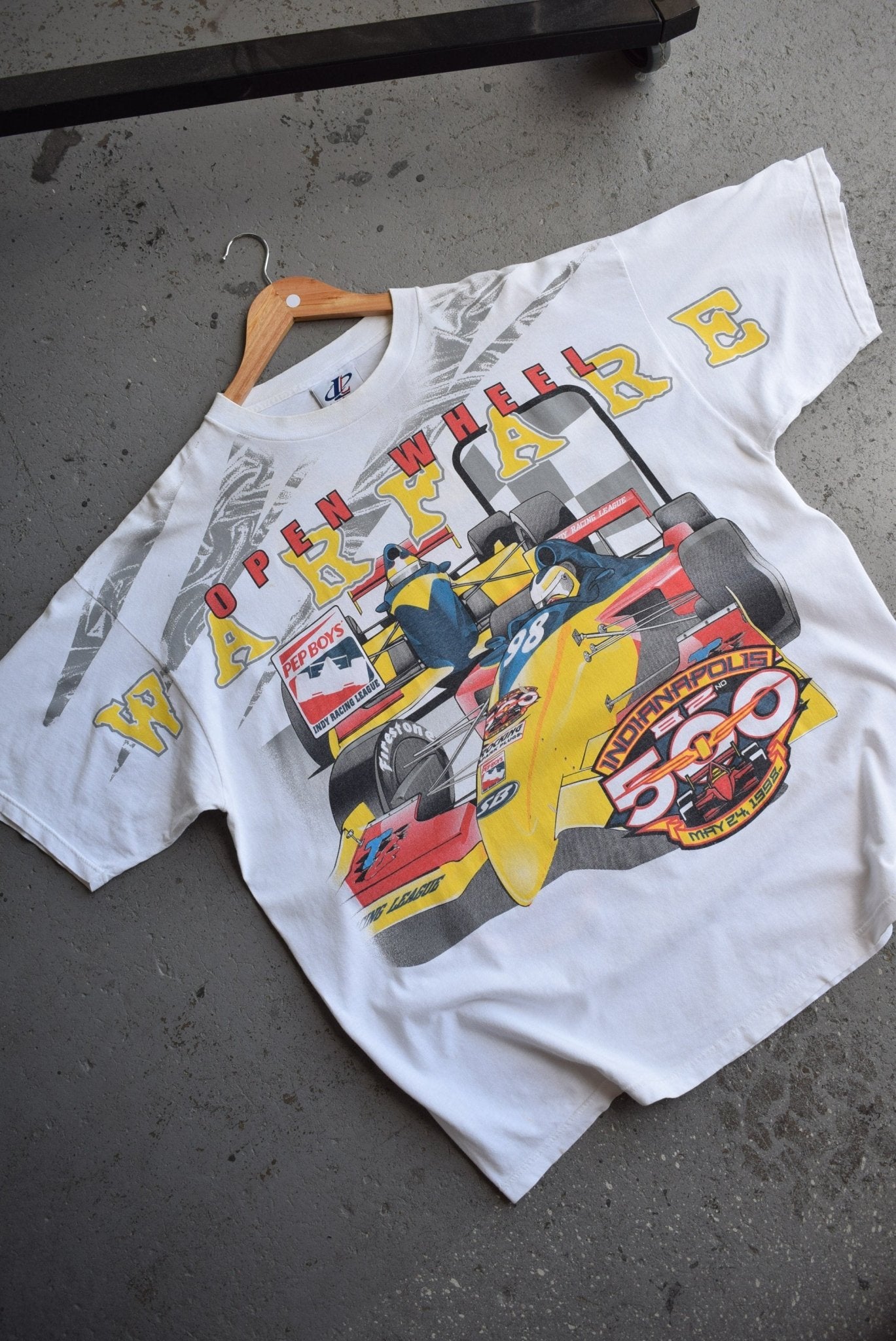 *Rare* Vintage 1998 Indianapolis 500 All Over Print Tee (XXL) - Retrospective Store
