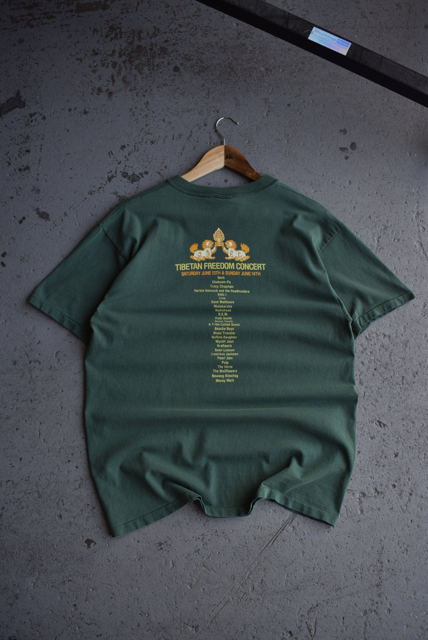 *Rare* Vintage 1998 Tibetan Freedom Concert Tee (M/L) - Retrospective Store