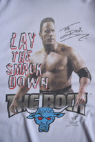 *Rare* Vintage 1999 WWF The Rock 'Lay The Smack Down' Tee (M) - Retrospective Store