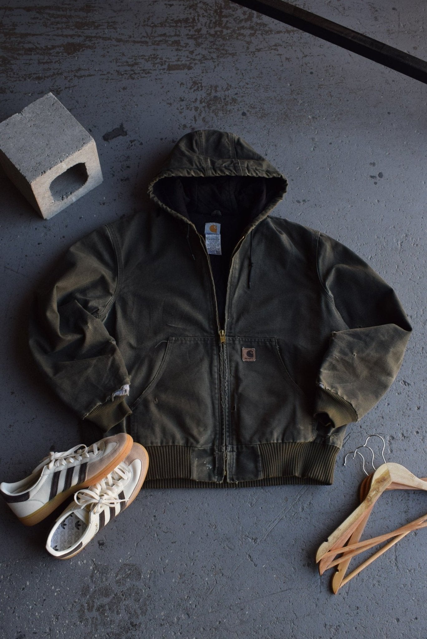 *Rare* Vintage 2005 Carhartt Duck Canvas Workwear Jacket (L) - Retrospective Store