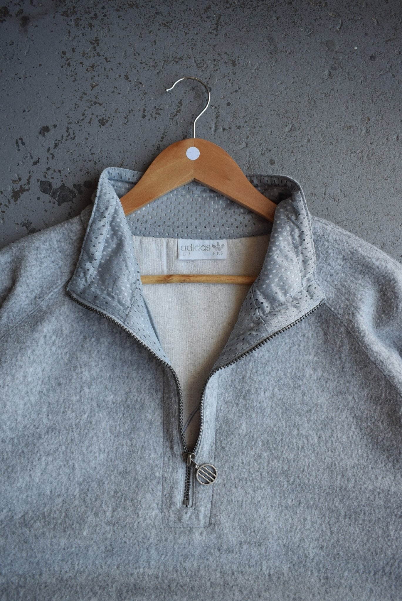 *Rare* Vintage 90s Adidas Embroidered Quarter Zip Fleece (XL) - Retrospective Store