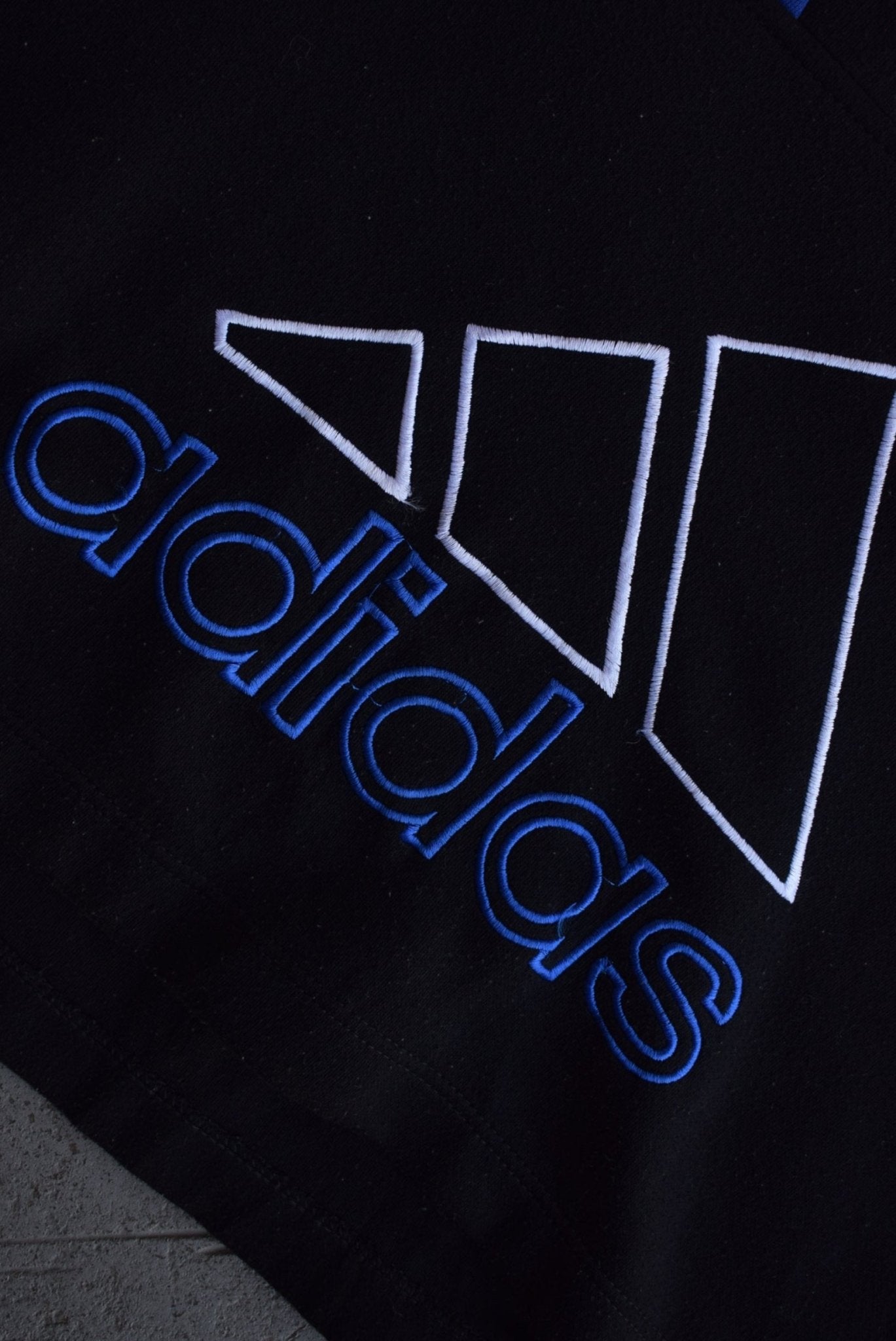*Rare* Vintage 90s Adidas Spellout Embroidered Collared Sweater (M/L) - Retrospective Store