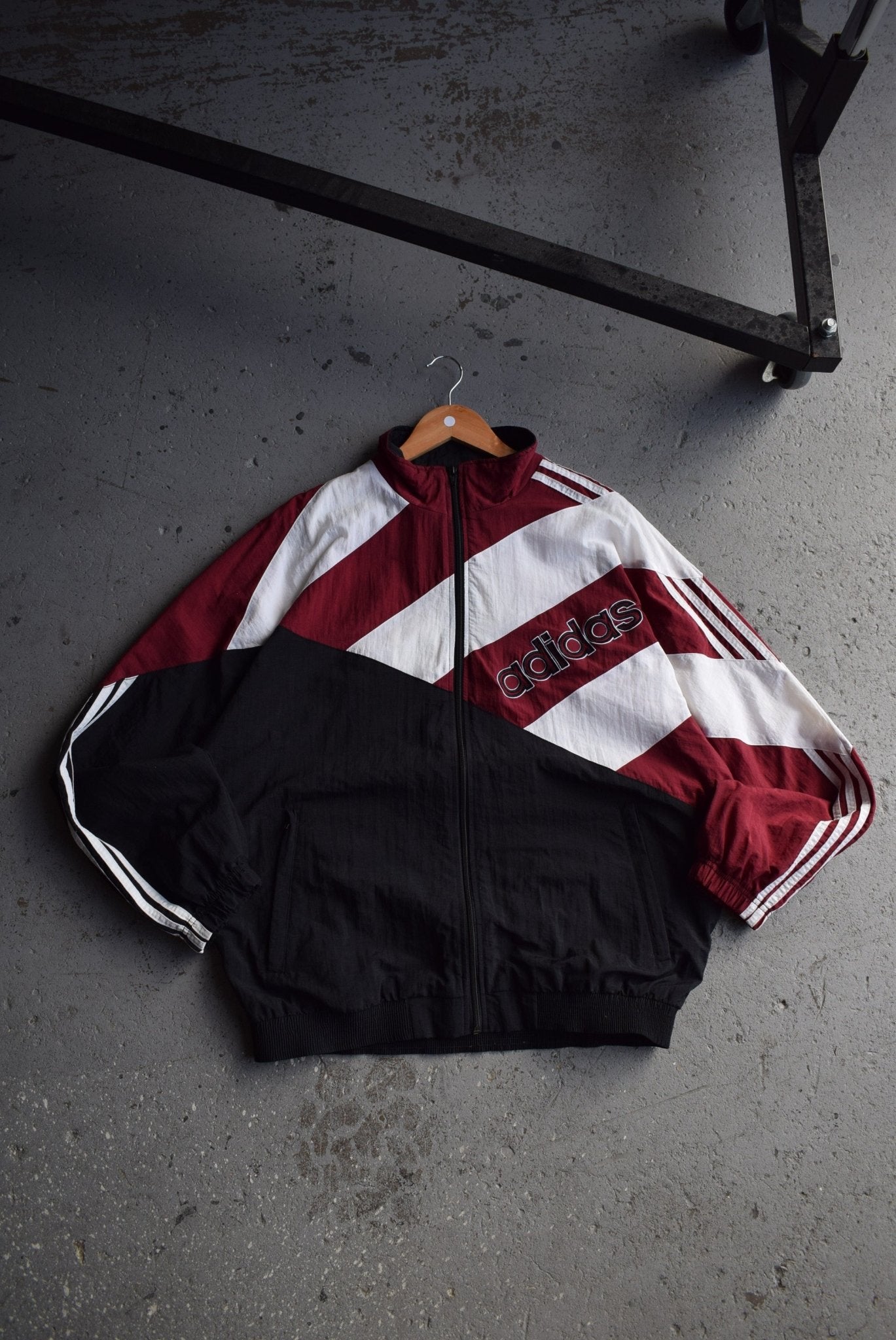 *Rare* Vintage 90s Adidas Spellout Embroidered Jacket (XL) - Retrospective Store