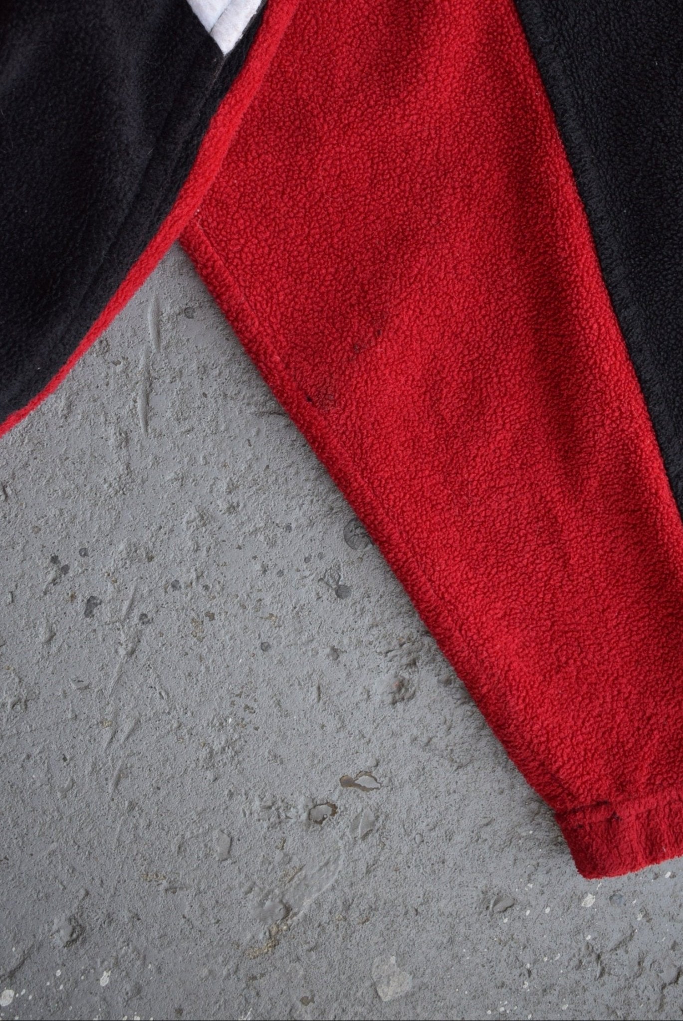 *Rare* Vintage 90s Adidas Spellout Embroidered Quarter Zip Fleece (L) - Retrospective Store