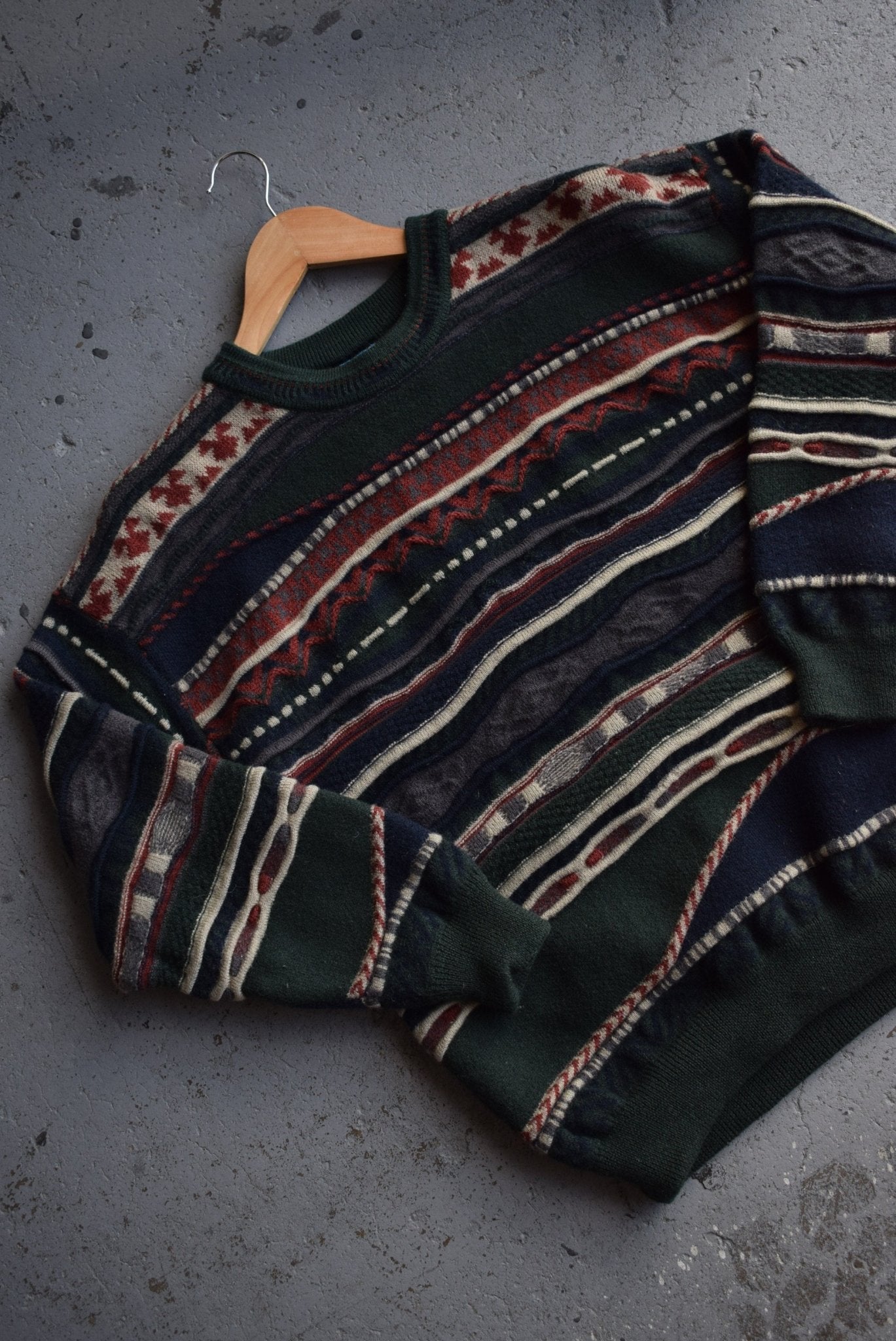 *Rare* Vintage 90s Coogi - Style Emaroo Australia Knitted Sweater (S) - Retrospective Store