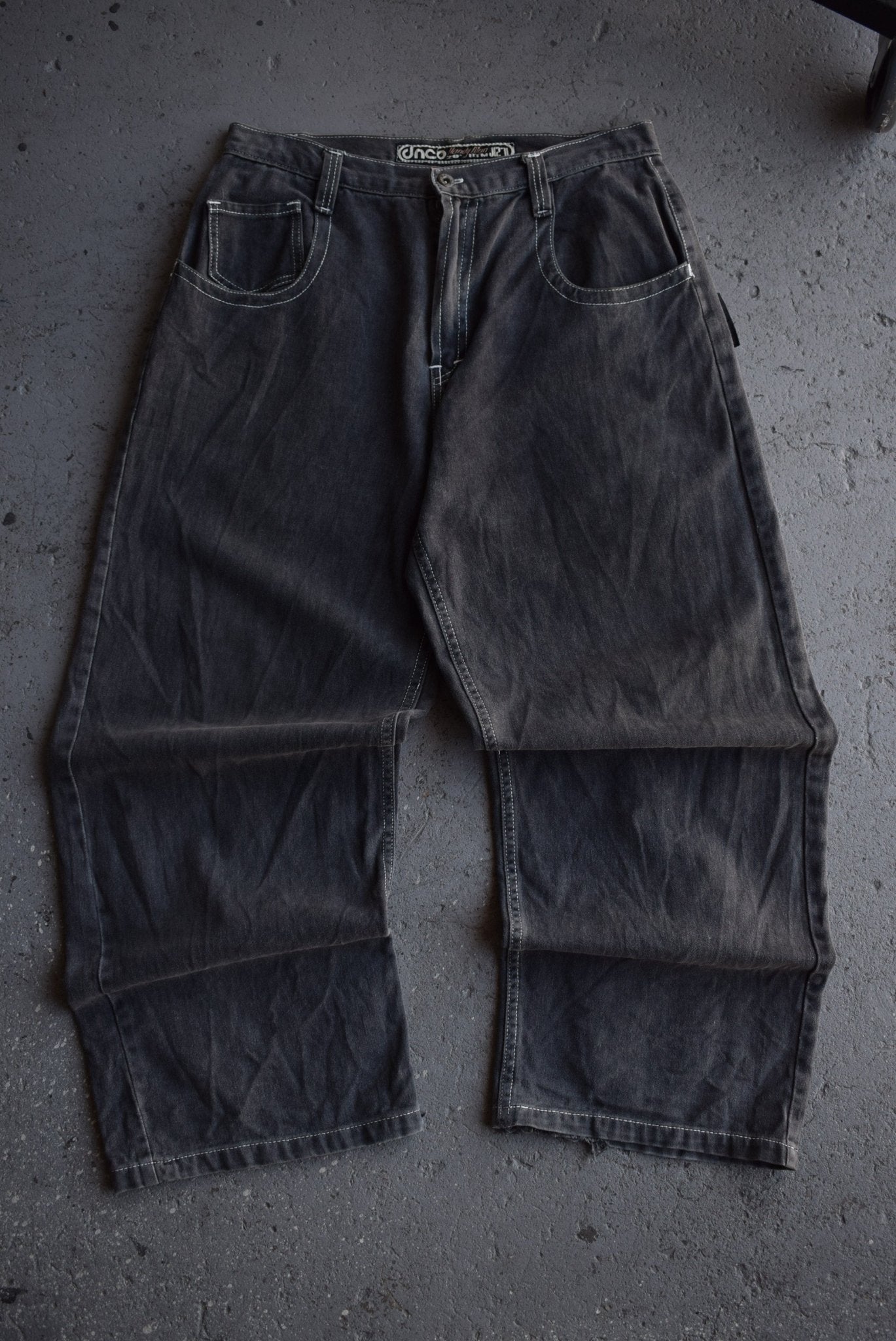 *Rare* Vintage 90s JNCO Embroidered Pants (33) - Retrospective Store