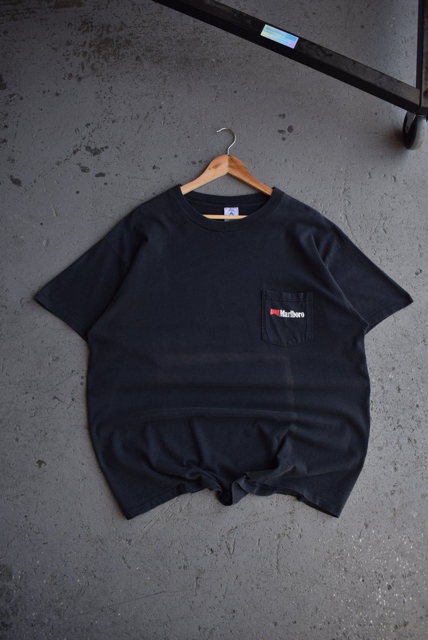 *Rare* Vintage 90s Marlboro Cowboy Pocket Tee (XL) - Retrospective Store