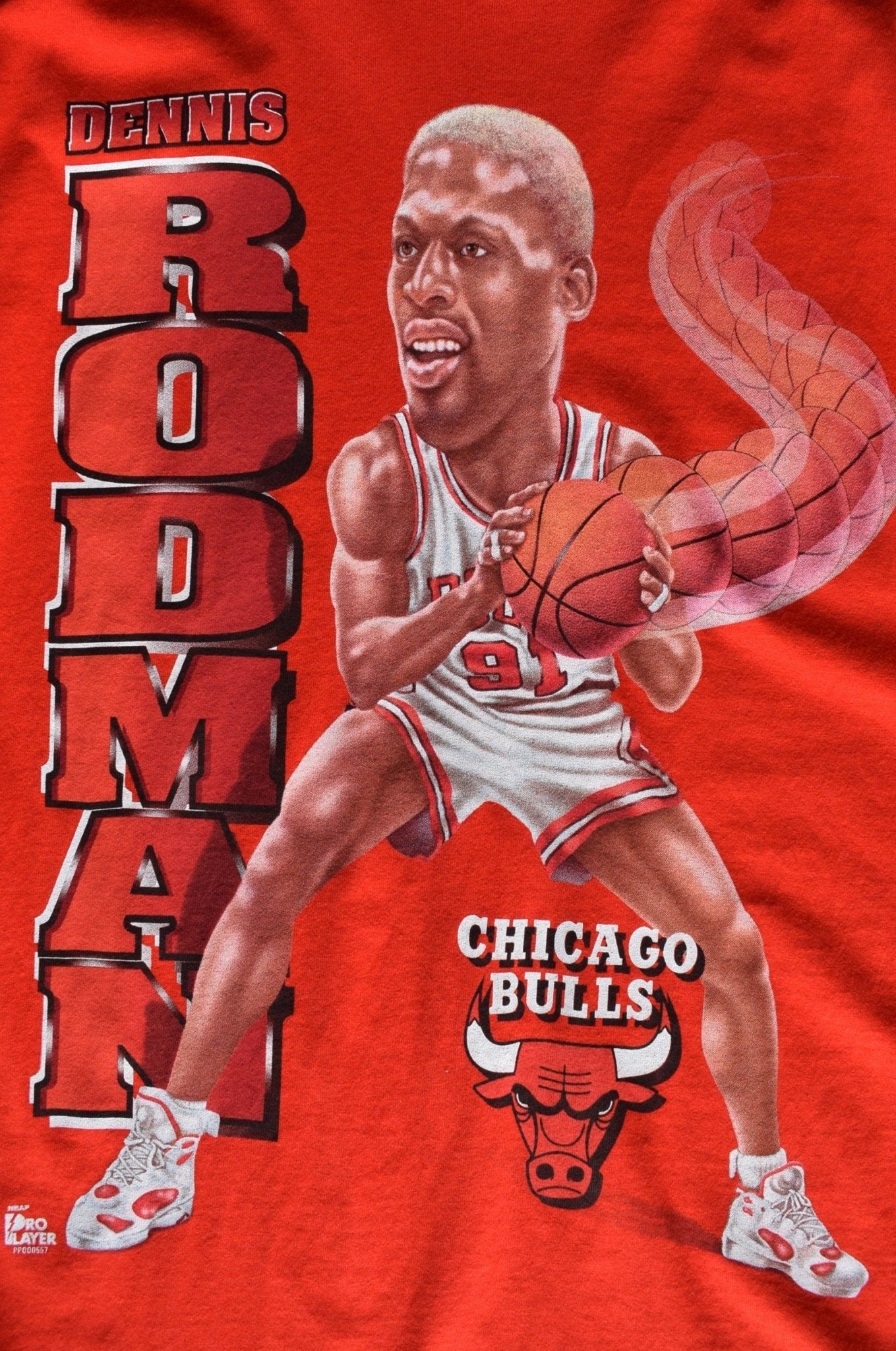 *Rare* Vintage 90s NBA Dennis Rodman Caricature Tee (XXL) - Retrospective Store